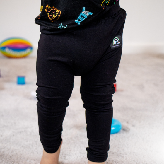 Black Bamboo Leggings