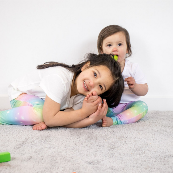 Leggings - Rainbow Ombre with Stars