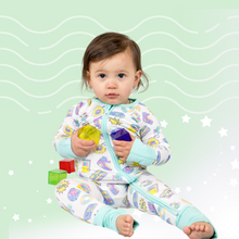  90's Kid - 2 Way Zip Long Sleeve Romper/Onesie