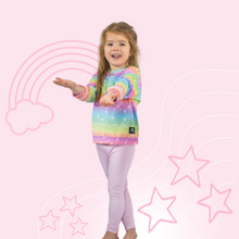  Rainbow Ombre with Stars - Jumper/Sweatshirt