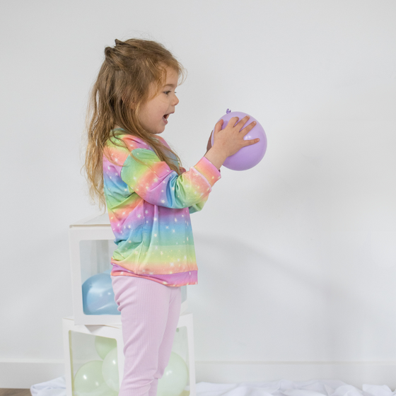 Rainbow Ombre with Stars - Jumper/Sweatshirt